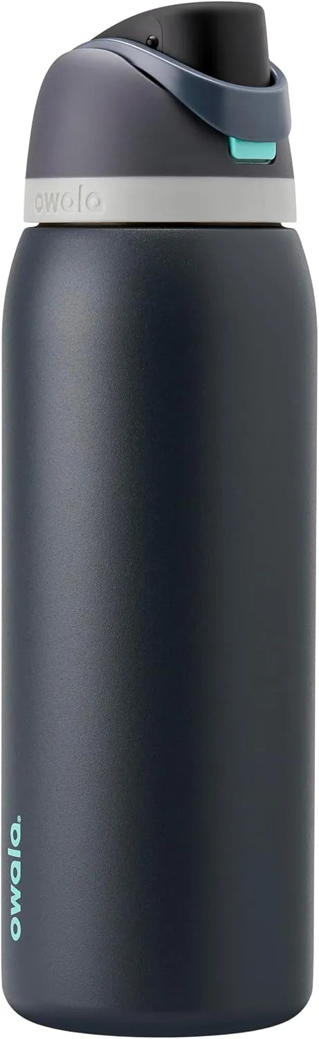 Owala FreeSip Stainless Steel Water Bottle 40 oz Foggy Tide (Pack of 8)